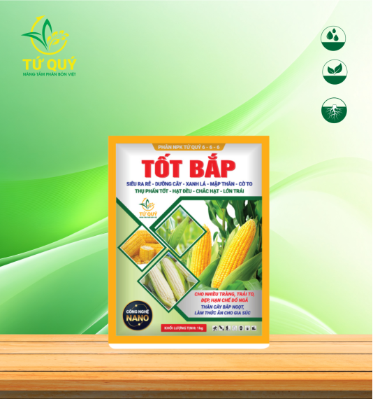 Tốt bắp gói 1kg